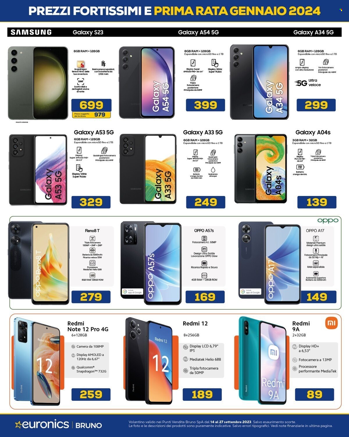 Volantino Euronics - 14/9/2023 - 27/9/2023. Pagina 3