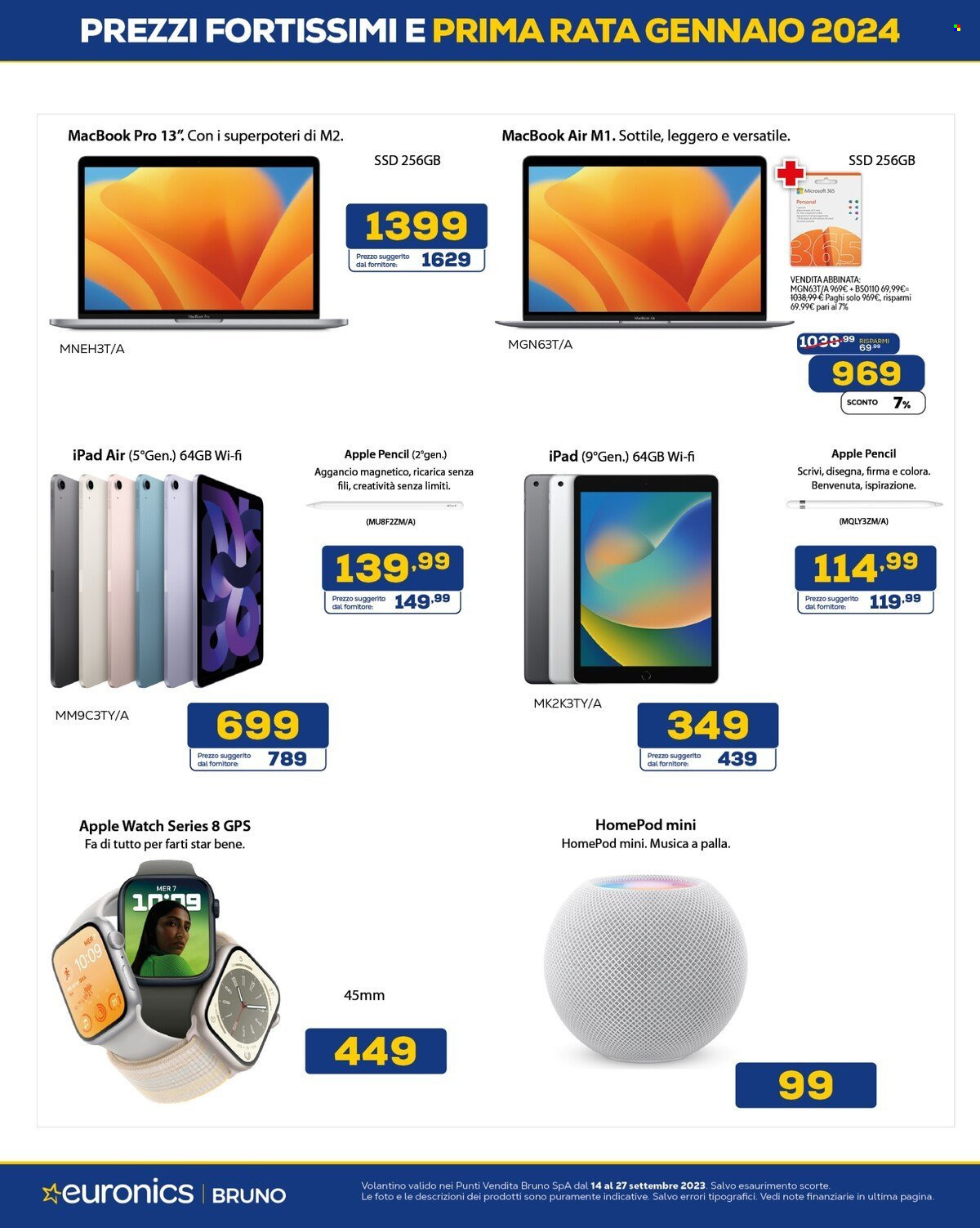 Volantino Euronics - 14/9/2023 - 27/9/2023. Pagina 12