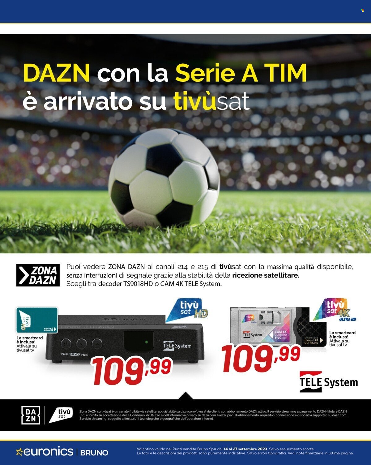 Volantino Euronics - 14/9/2023 - 27/9/2023. Pagina 21