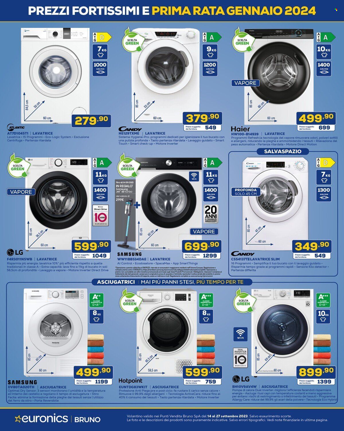 Volantino Euronics - 14/9/2023 - 27/9/2023. Pagina 23
