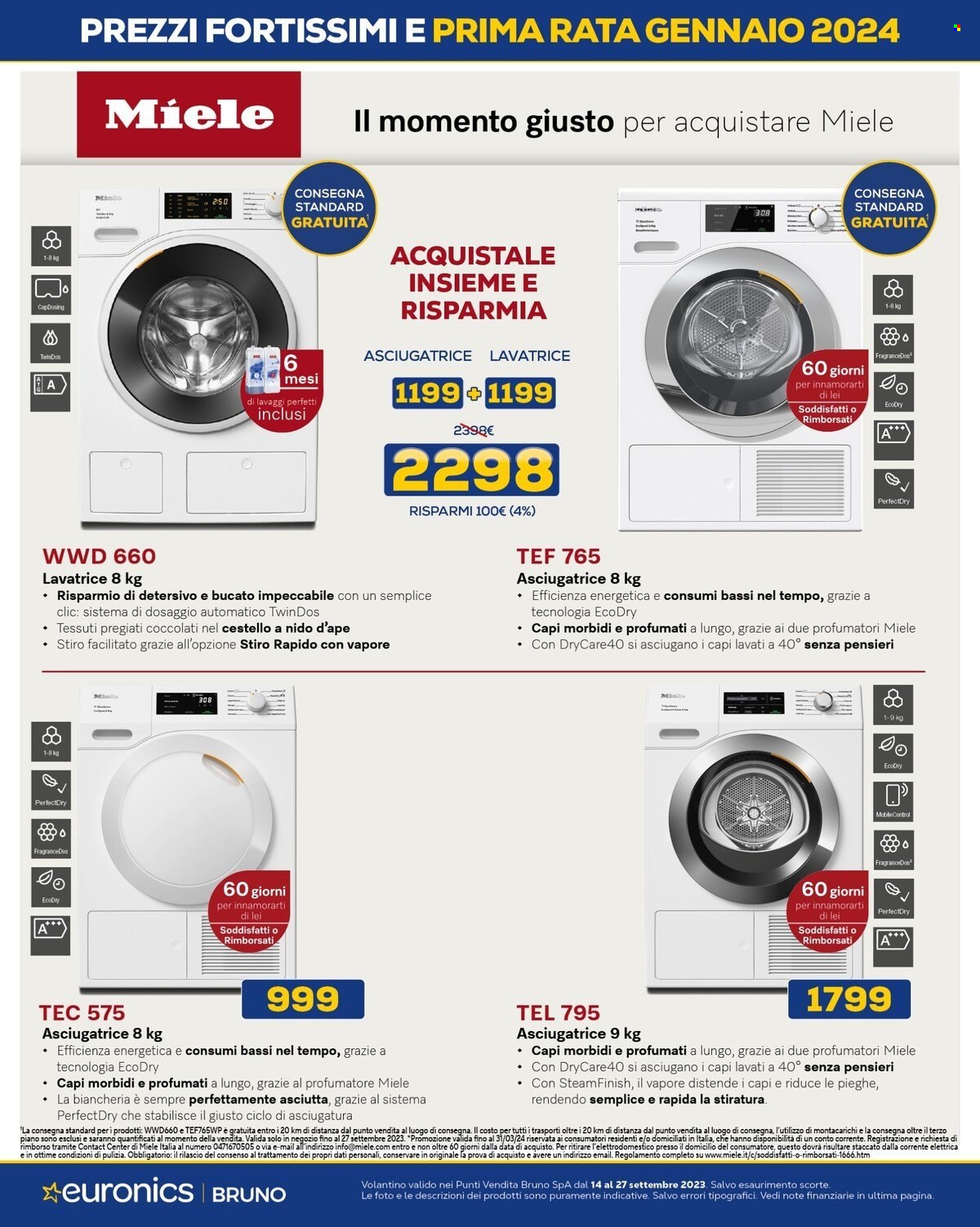 Volantino Euronics - 14/9/2023 - 27/9/2023. Pagina 25