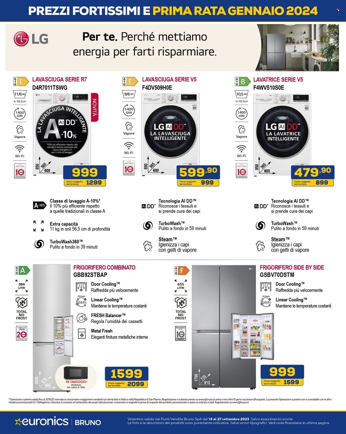 Volantino Euronics - 14/9/2023 - 27/9/2023. Pagina 26