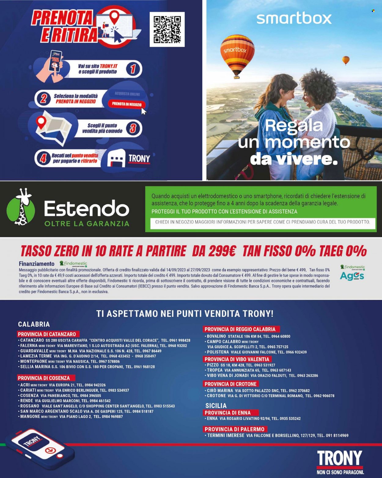 Volantino Trony - 14/9/2023 - 27/9/2023. Pagina 30