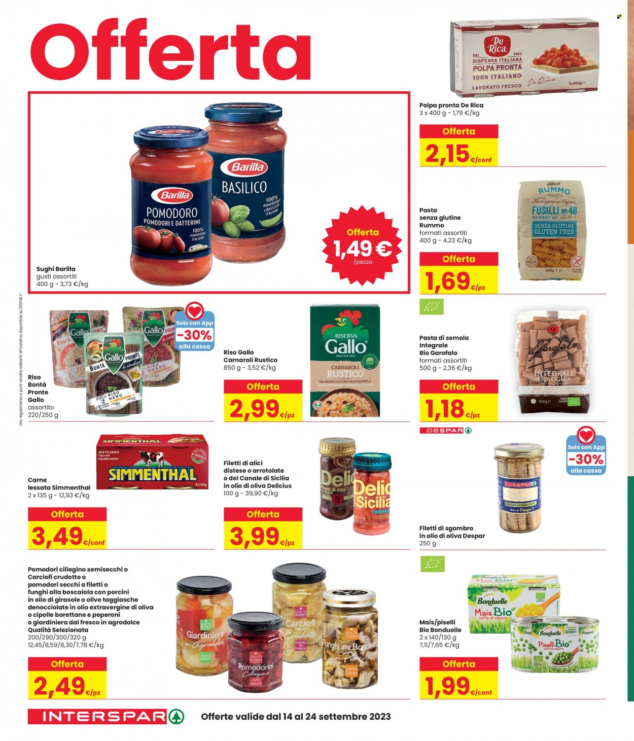 Volantino Interspar - 14/9/2023 - 23/9/2023. Pagina 18