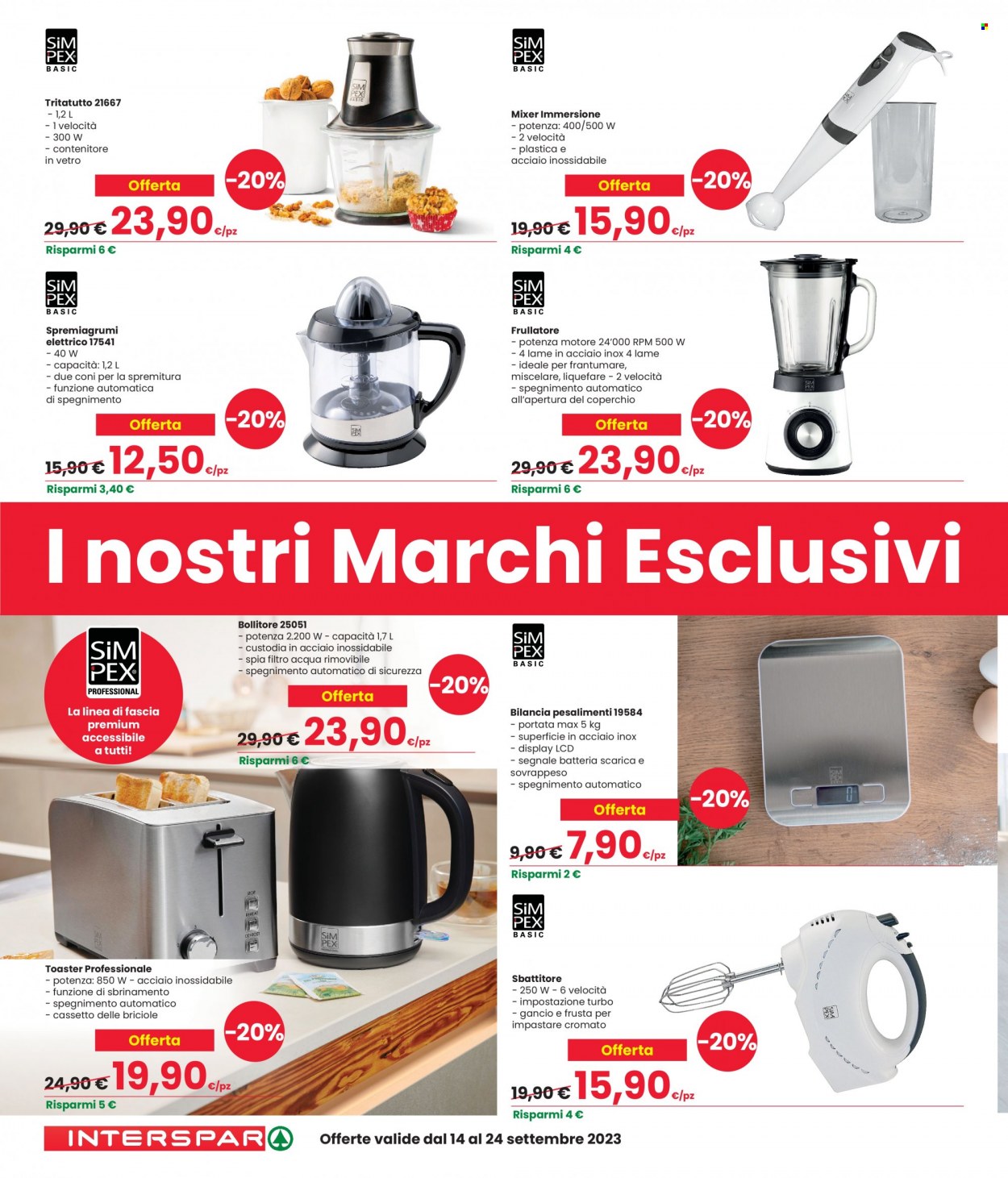 Volantino Interspar - 14/9/2023 - 23/9/2023. Pagina 32