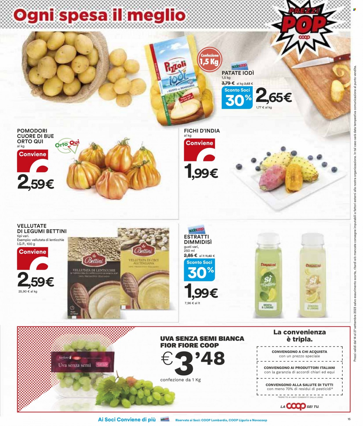 Volantino Coop - 14/9/2023 - 27/9/2023. Pagina 15