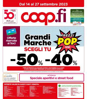 Volantino Coop - 14/9/2023 - 27/9/2023.