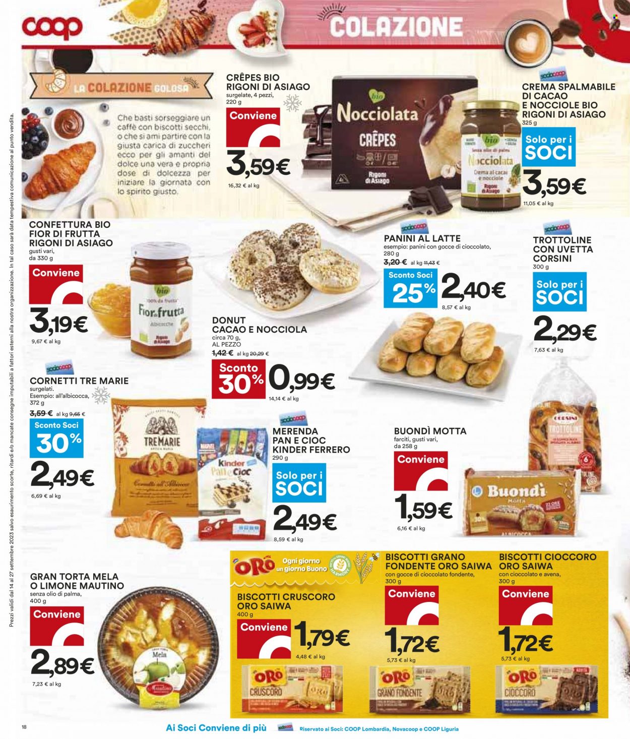 Leták Coop - 14.9.2023 - 27.9.2023. Strana 18