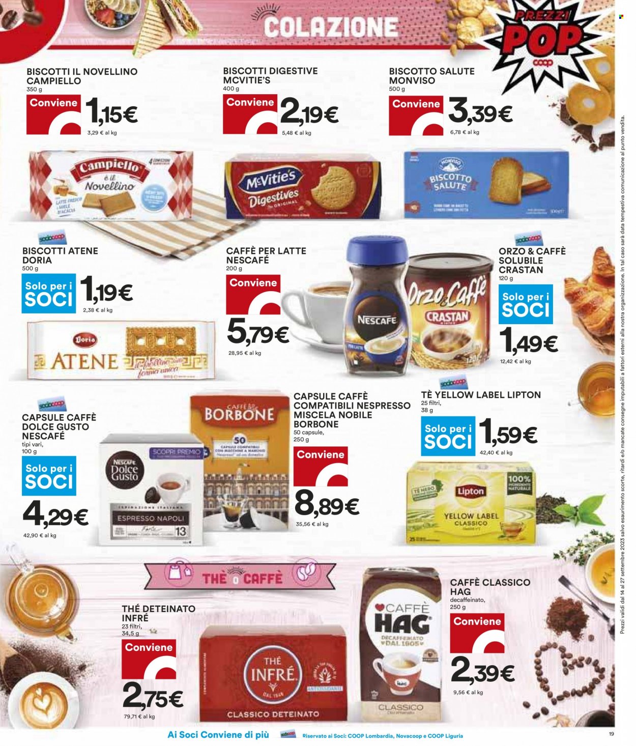 Leták Coop - 14.9.2023 - 27.9.2023. Strana 19