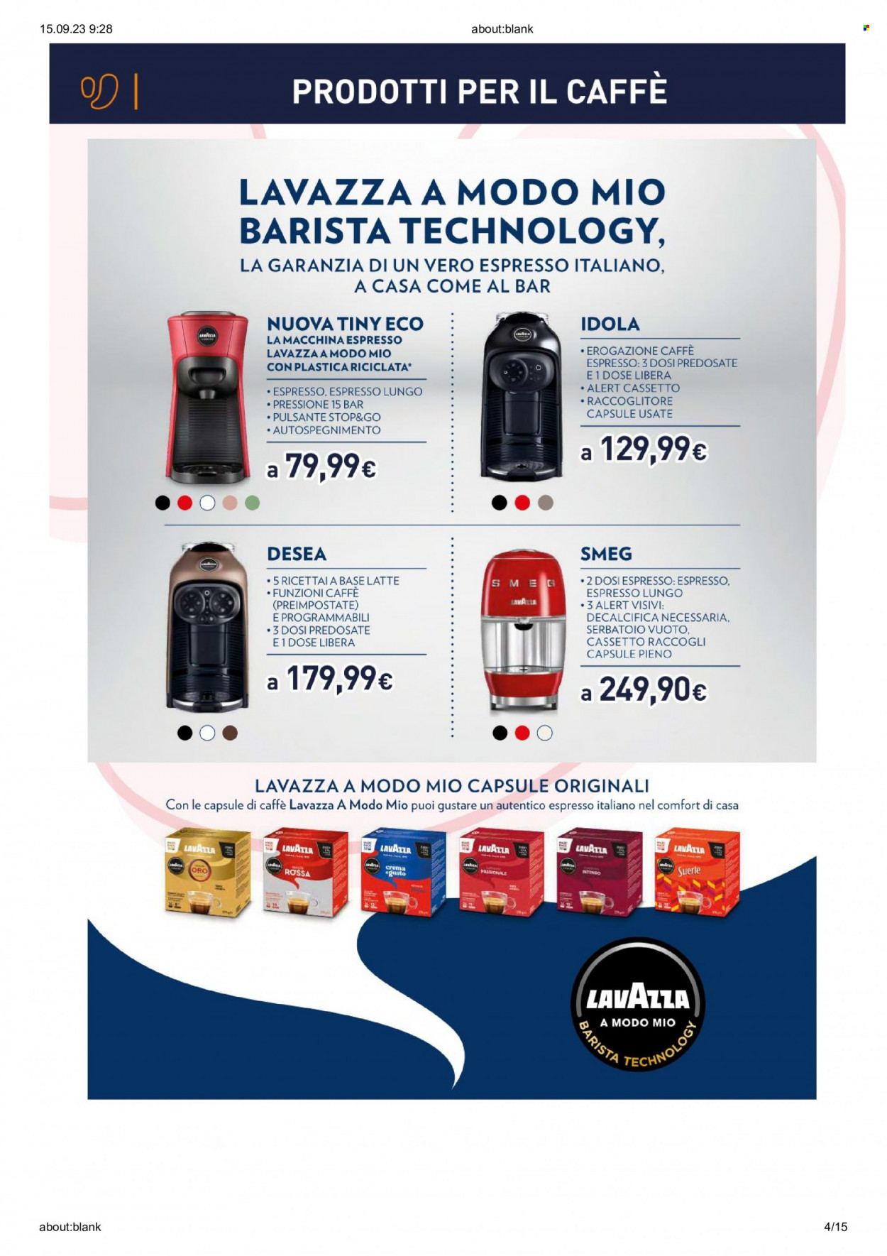 Volantino Unieuro - 15/9/2023 - 1/10/2023. Pagina 4