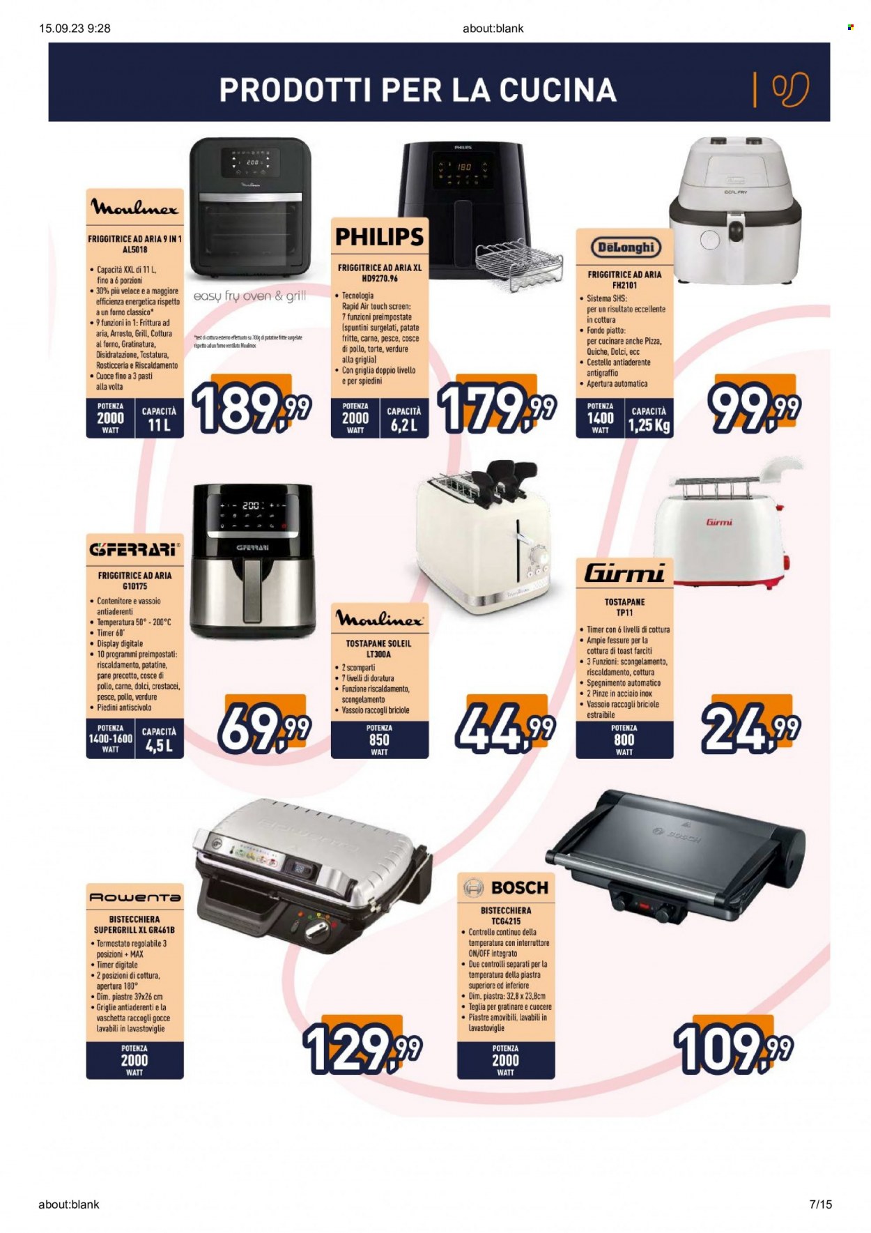 Volantino Unieuro - 15/9/2023 - 1/10/2023. Pagina 7
