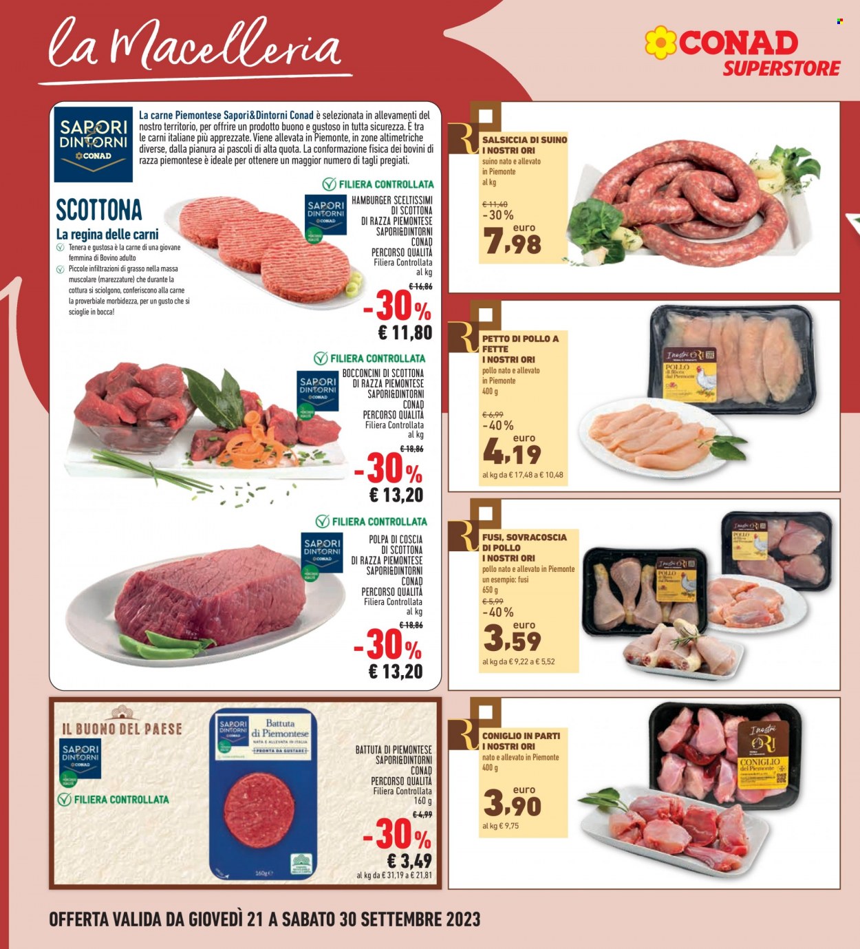 Volantino Conad Superstore - 21/9/2023 - 30/9/2023. Pagina 12