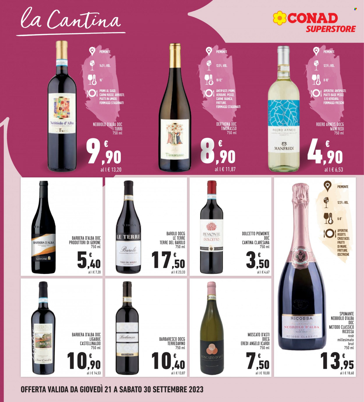 Volantino Conad Superstore - 21/9/2023 - 30/9/2023. Pagina 22