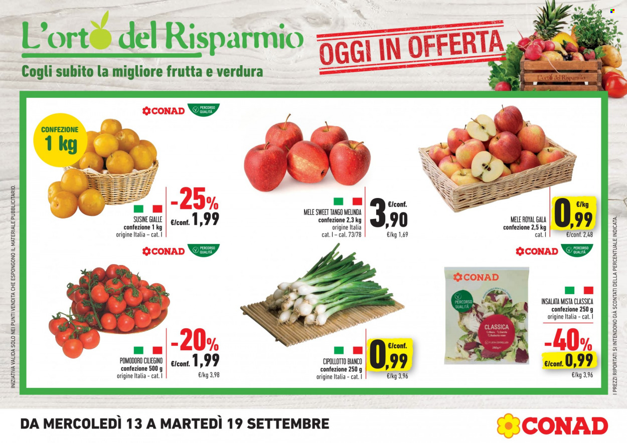 Volantino Conad - 13/9/2023 - 19/9/2023. Pagina 1