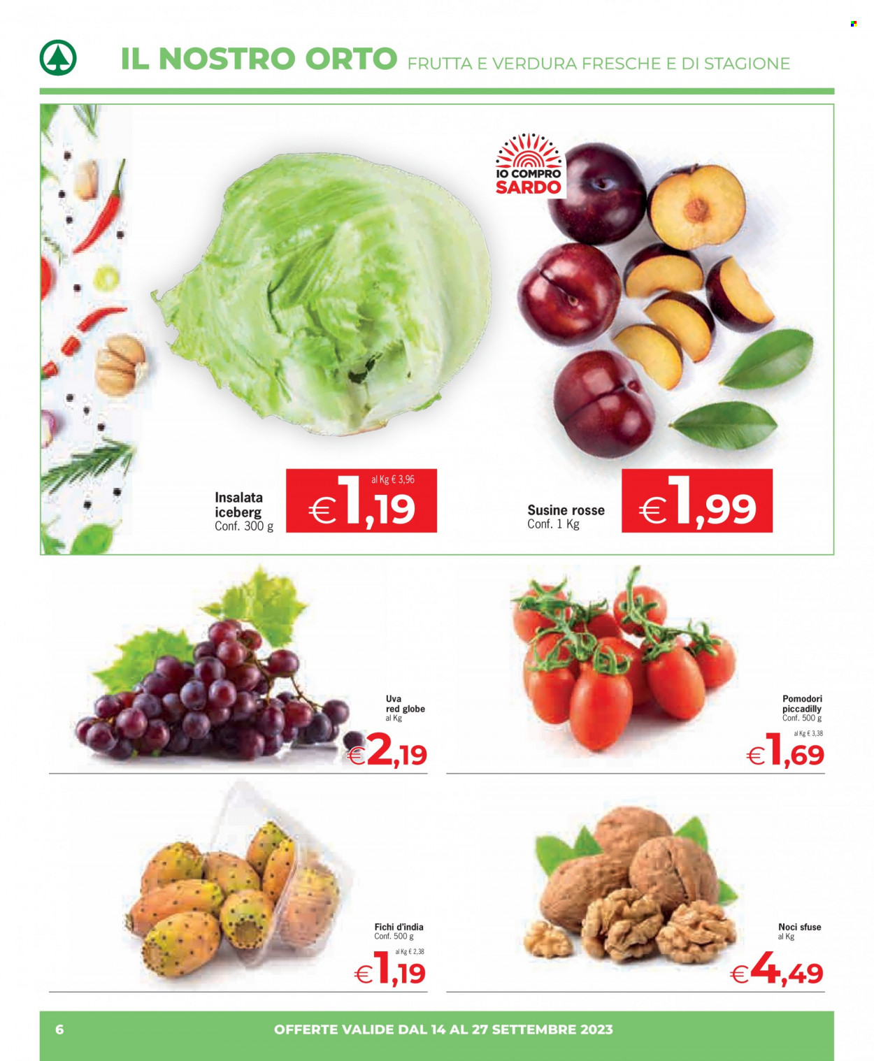 Volantino Eurospar - 14/9/2023 - 27/9/2023. Pagina 6
