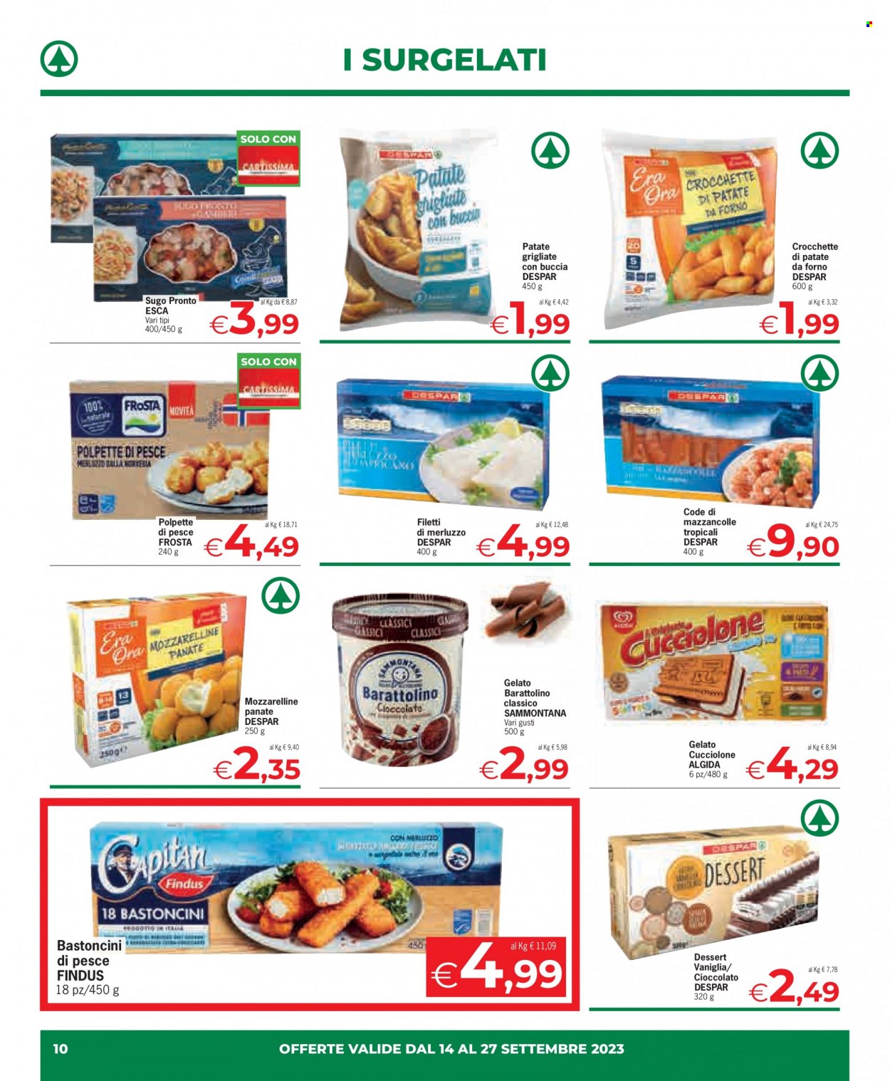 Volantino Eurospar - 14/9/2023 - 27/9/2023. Pagina 10