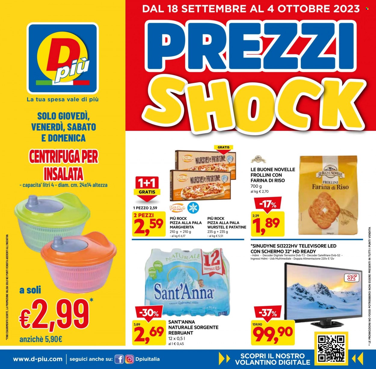 Volantino Dpiù - 18/9/2023 - 4/10/2023. Pagina 1