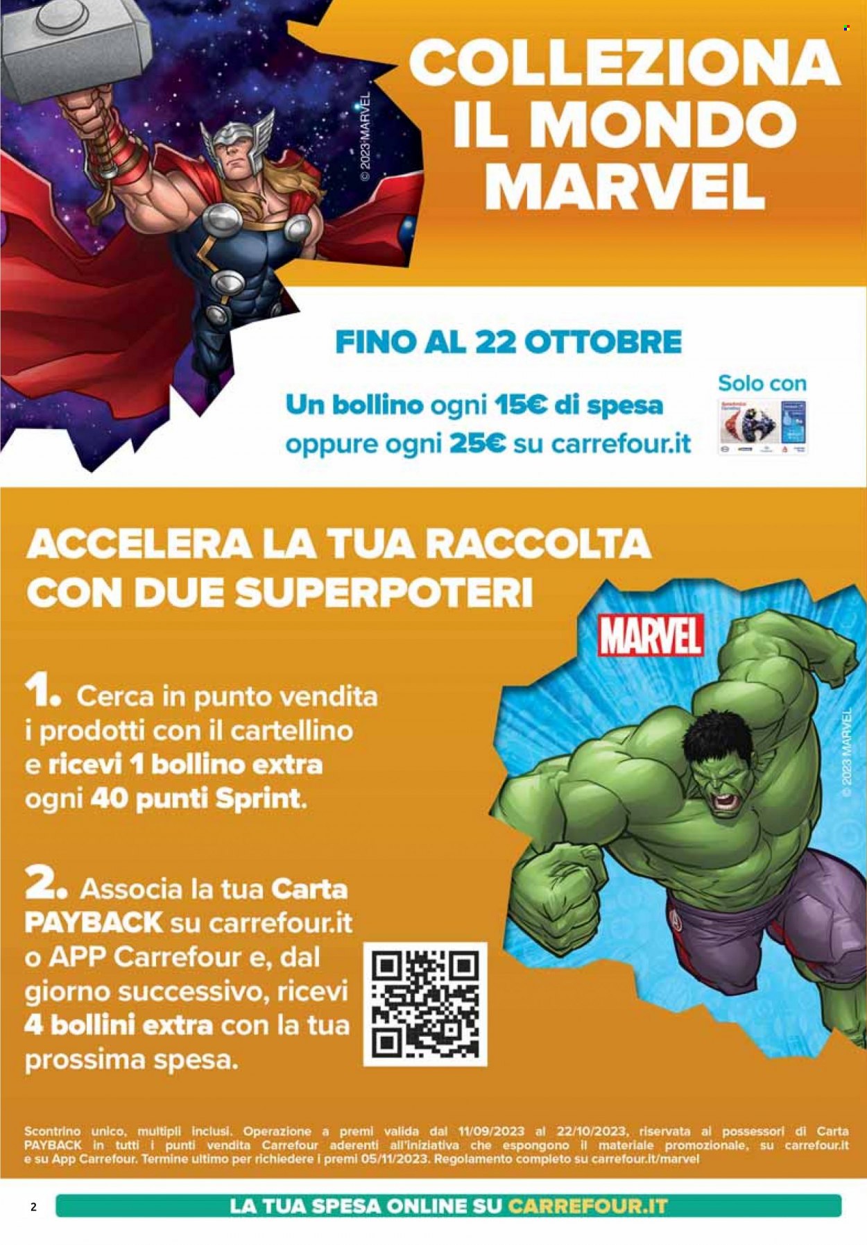 Leták Carrefour - 22.9.2023 - 3.10.2023. Strana 2
