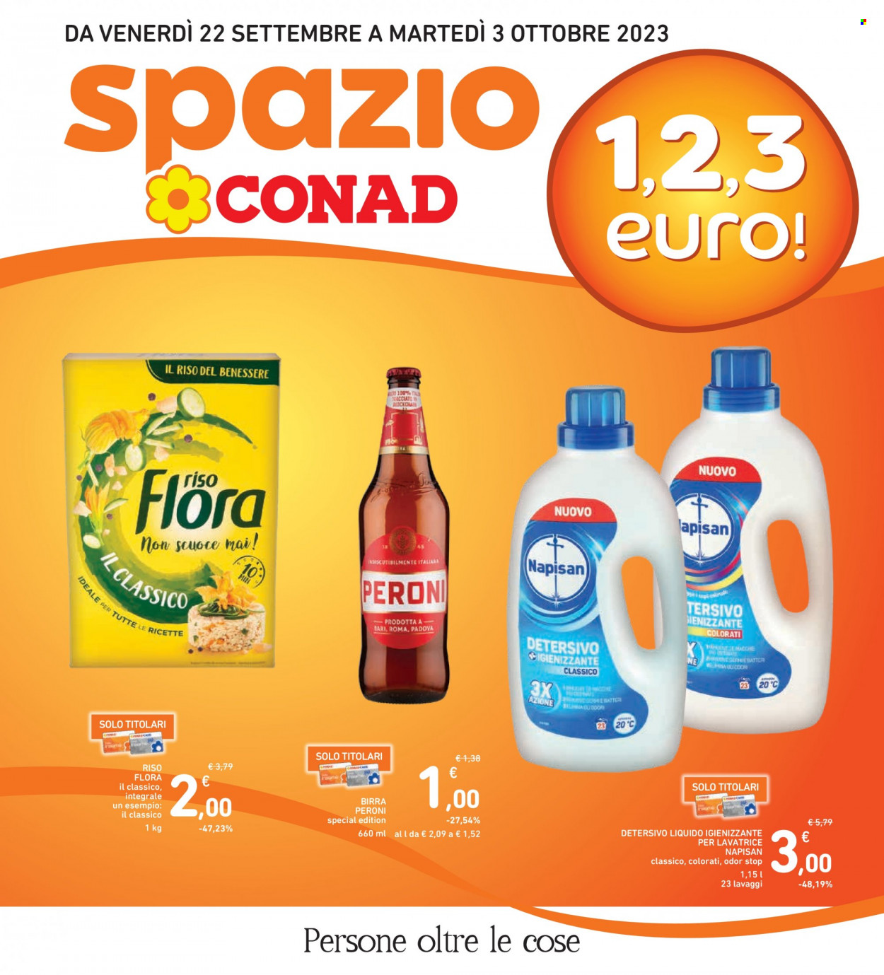 Volantino Spazio Conad - 22/9/2023 - 3/10/2023. Pagina 1
