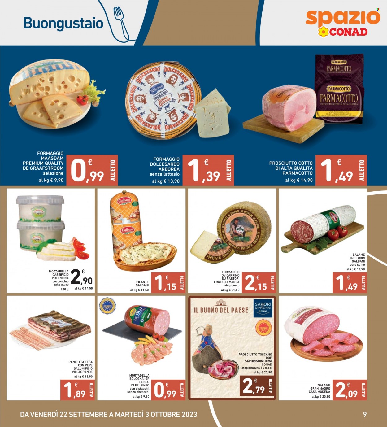 Volantino Spazio Conad - 22/9/2023 - 3/10/2023. Pagina 9