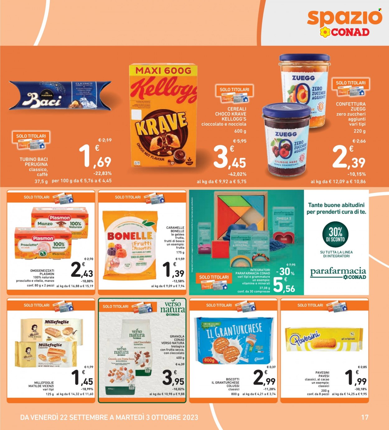 Volantino Spazio Conad - 22/9/2023 - 3/10/2023. Pagina 17