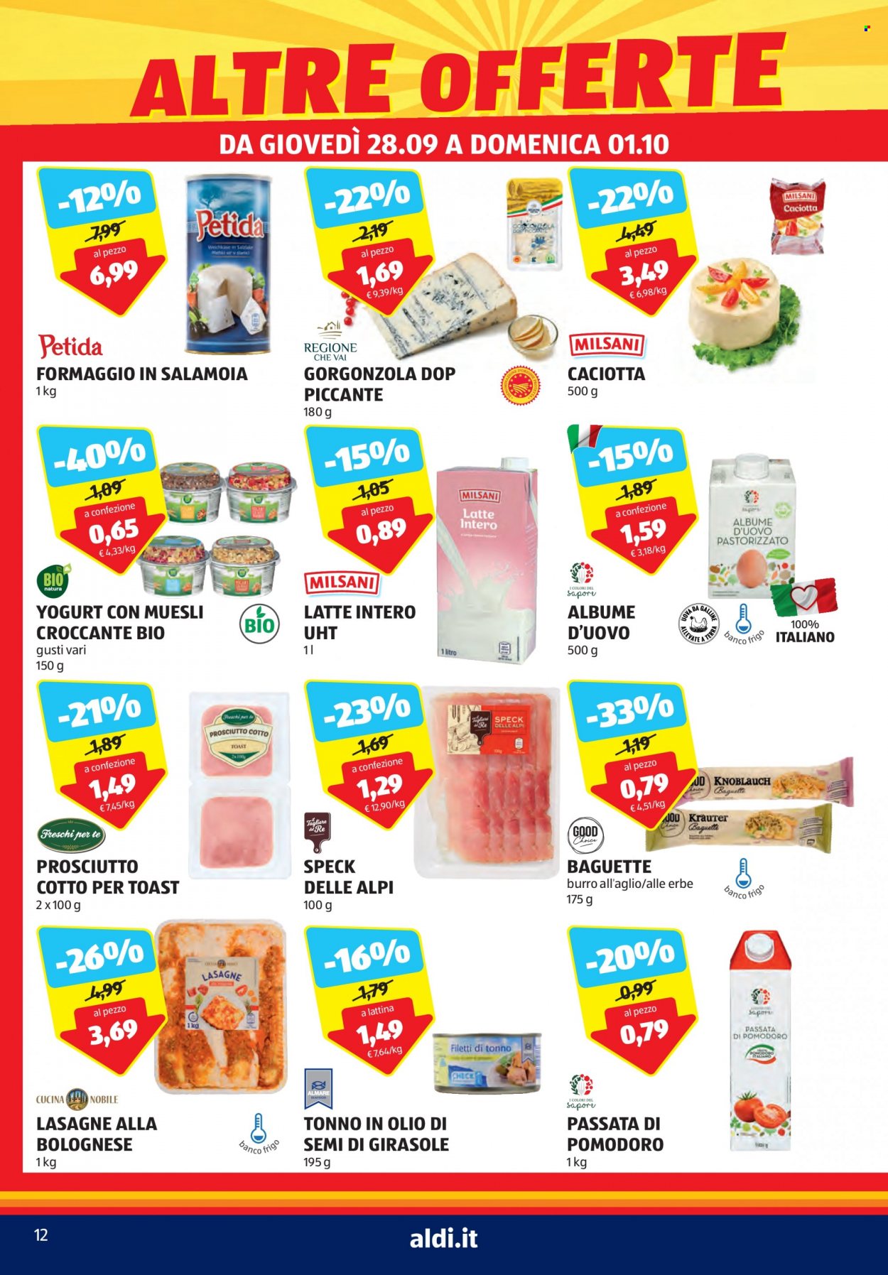 Volantino Aldi - 28/9/2023 - 7/10/2023. Pagina 12