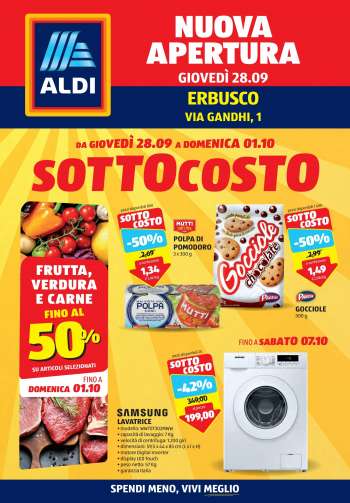 Volantino Aldi - 28/9/2023 - 1/10/2023.