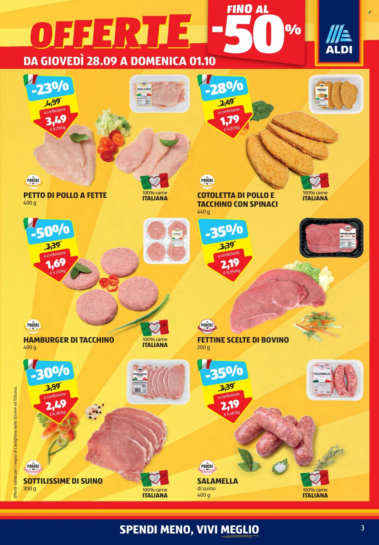 Volantino Aldi - 28/9/2023 - 7/10/2023. Pagina 3