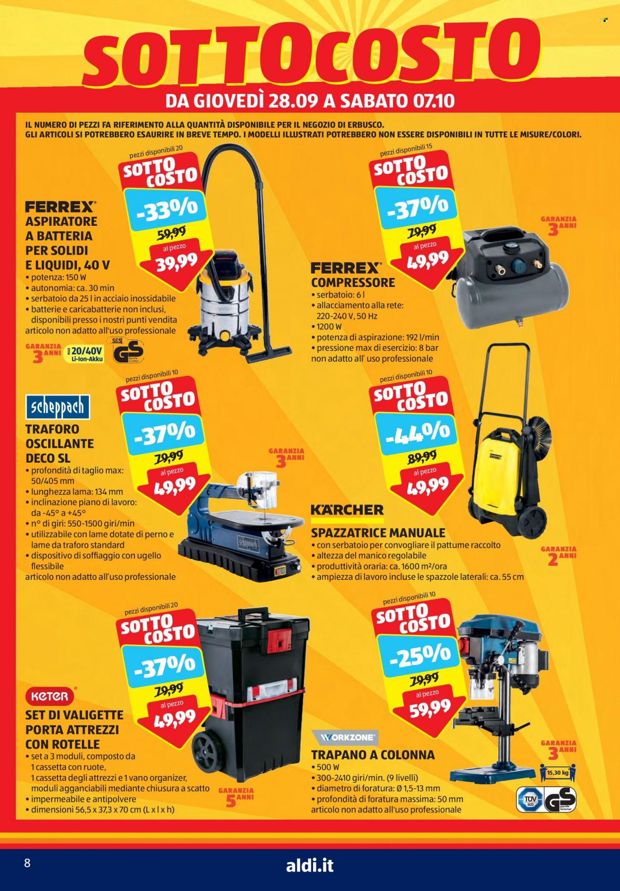 Volantino Aldi - 28/9/2023 - 7/10/2023. Pagina 8