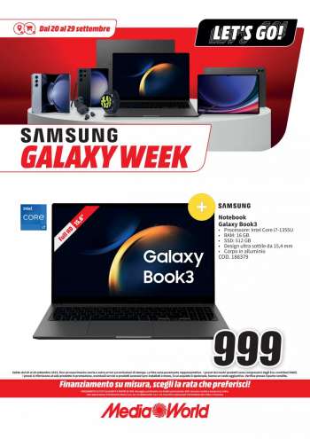 Volantino MediaWorld - 20/9/2023 - 29/9/2023.