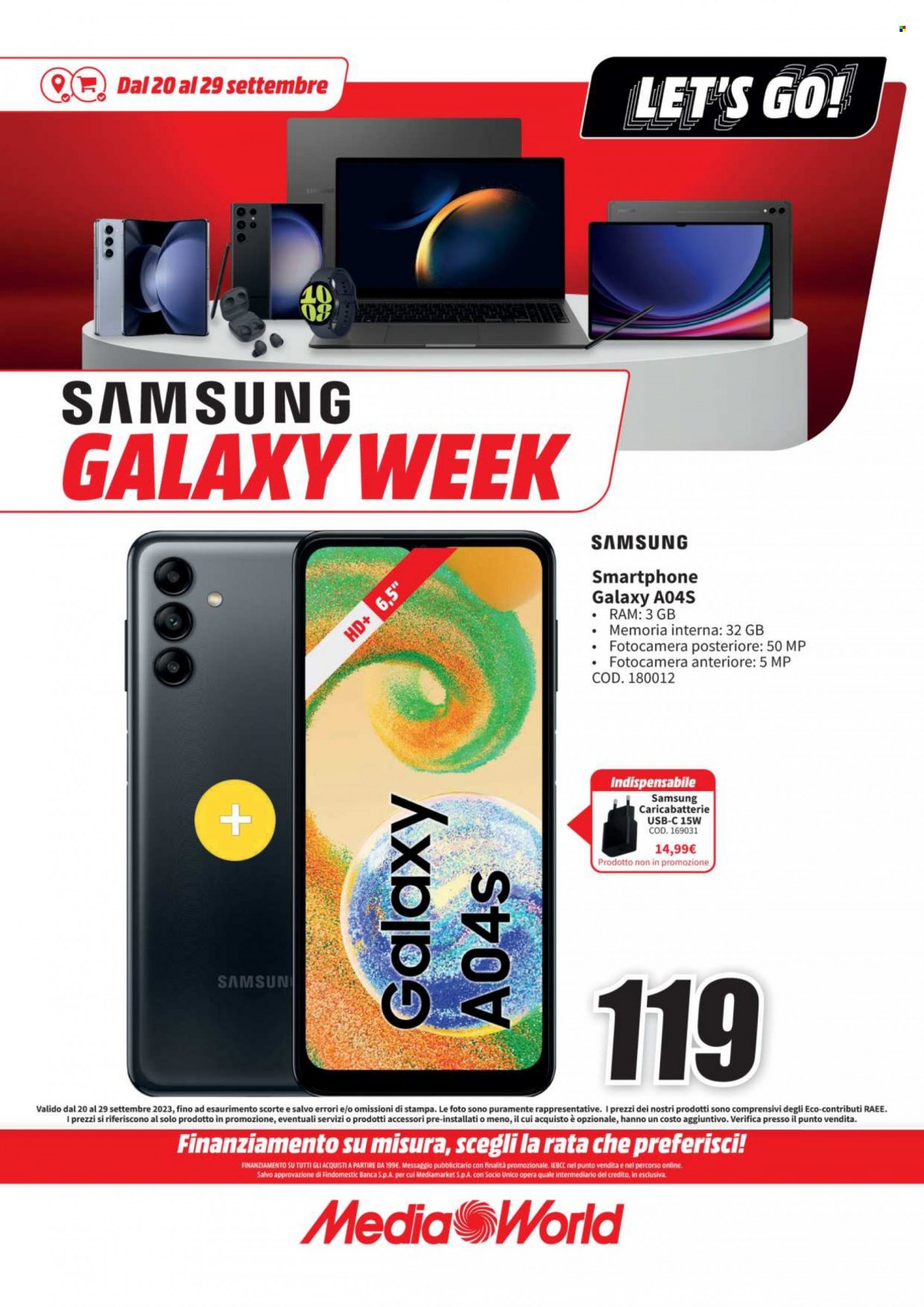 Volantino MediaWorld - 20/9/2023 - 29/9/2023. Pagina 8