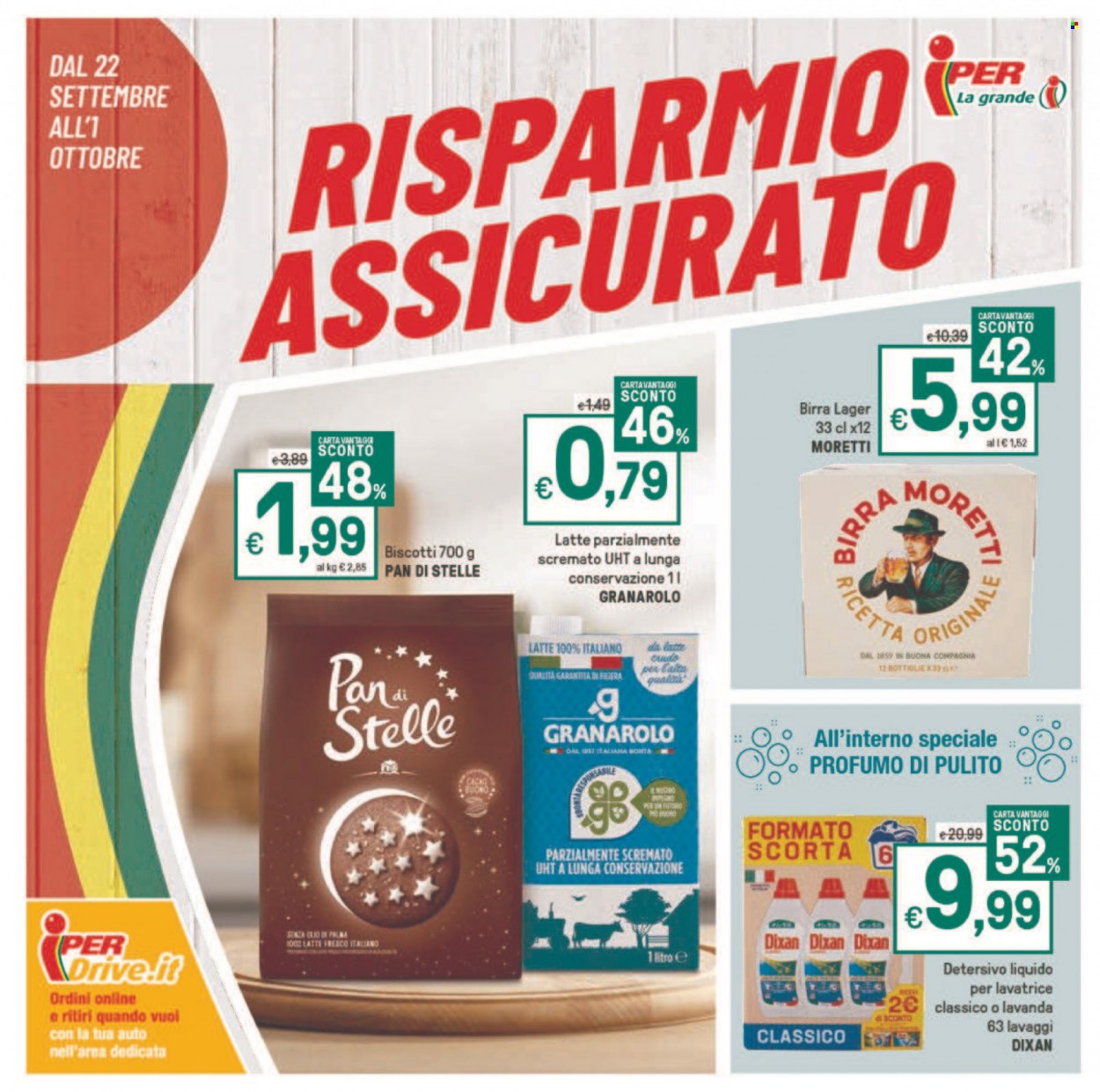 Volantino Iper, La grande i - 22/9/2023 - 1/10/2023. Pagina 1