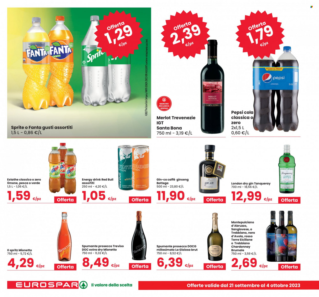 Volantino Eurospar - 21/9/2023 - 4/10/2023. Pagina 20