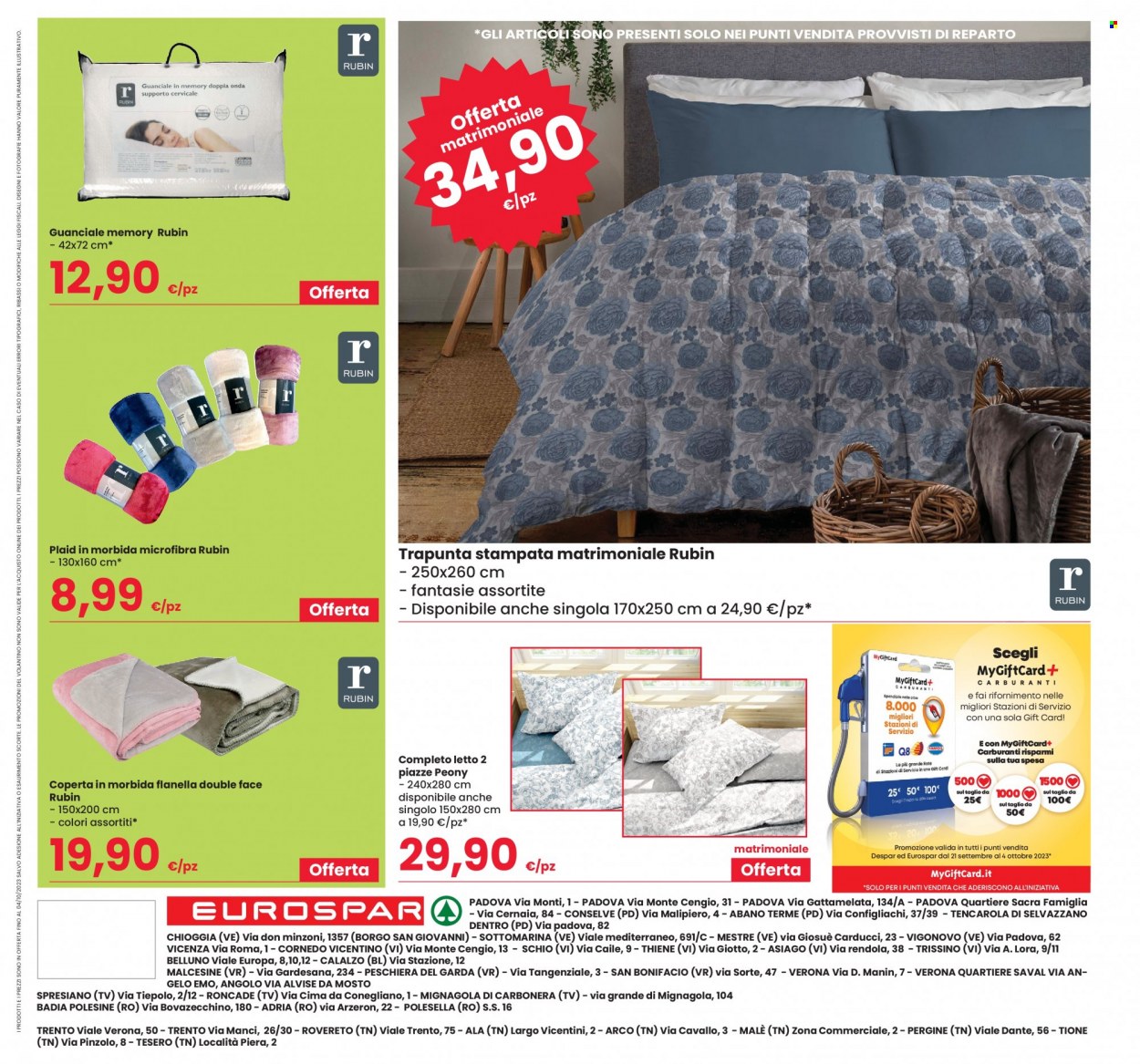 Volantino Eurospar - 21/9/2023 - 4/10/2023. Pagina 24