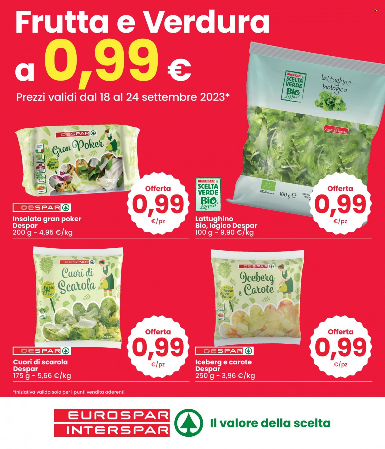 Volantino Eurospar - 18/9/2023 - 24/9/2023. Pagina 2
