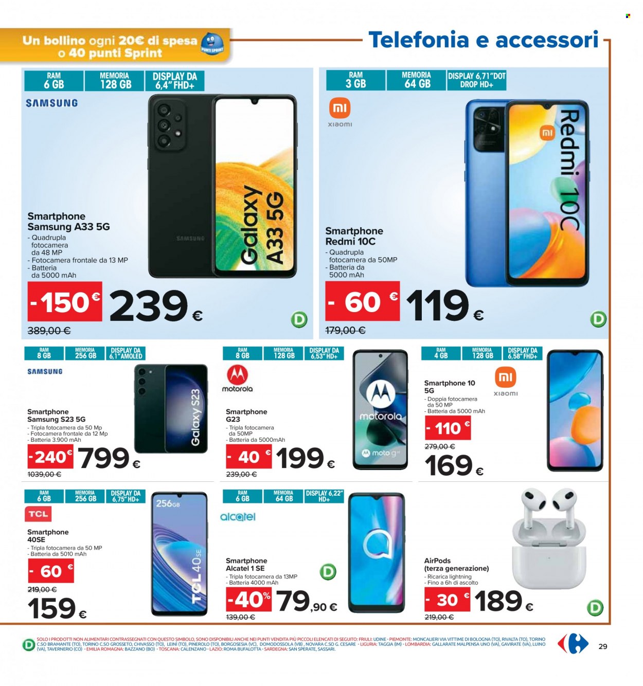Volantino Carrefour - 25/9/2023 - 8/10/2023. Pagina 29