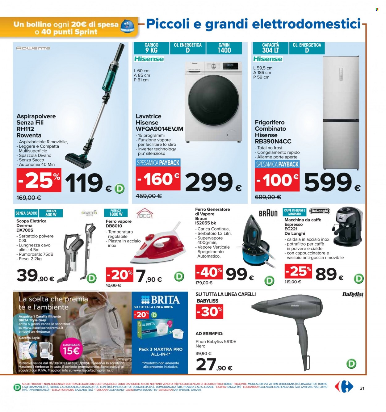 Volantino Carrefour - 25/9/2023 - 8/10/2023. Pagina 31
