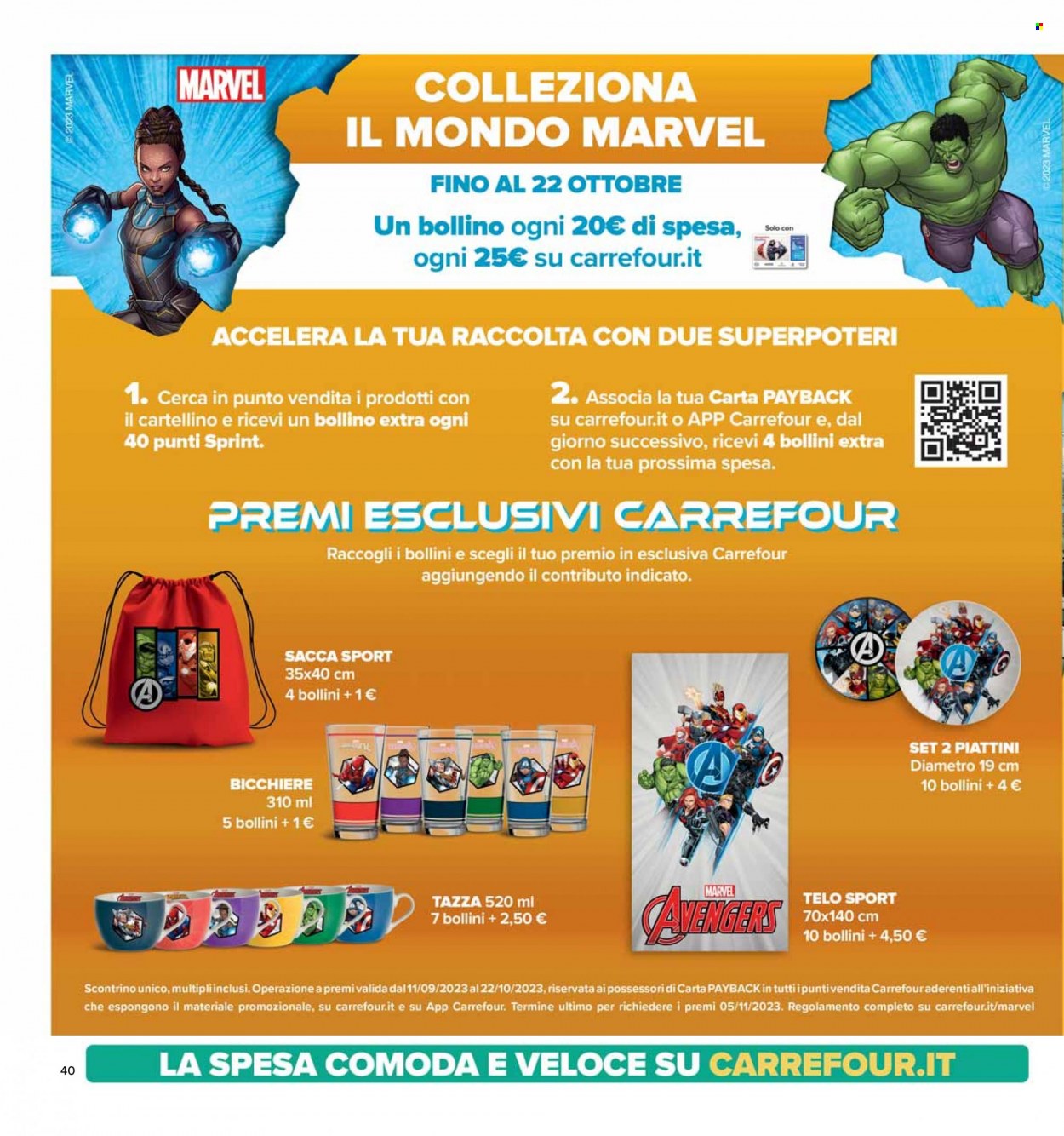 Volantino Carrefour - 25/9/2023 - 8/10/2023. Pagina 40