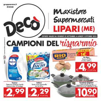 Volantino Deco - 22/9/2023 - 2/10/2023.