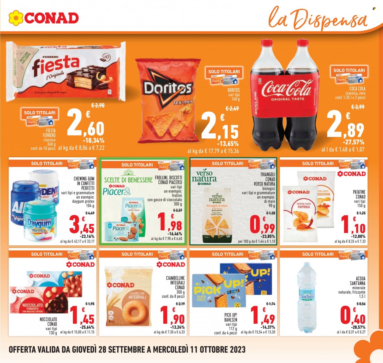 Volantino Conad - 28/9/2023 - 11/10/2023. Pagina 19
