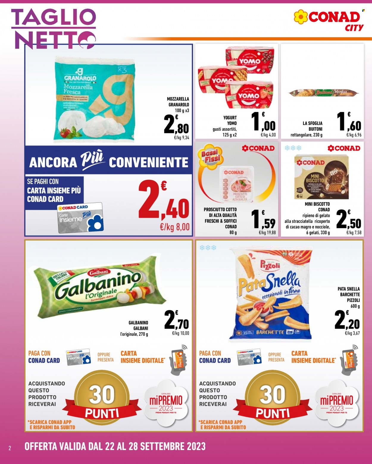 Leták Conad City - 22.9.2023 - 28.9.2023. Strana 2