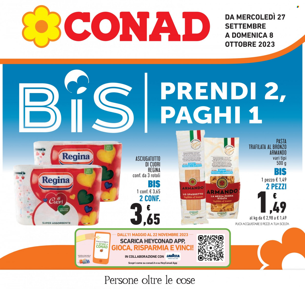 Volantino Conad - 27/9/2023 - 8/10/2023. Pagina 1