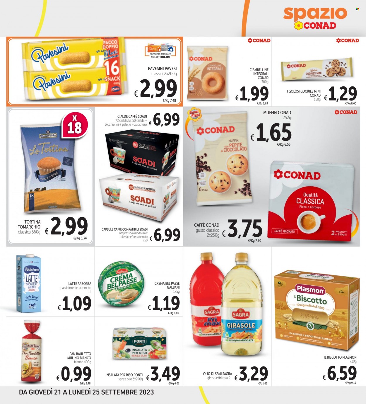 Volantino Spazio Conad - 21/9/2023 - 25/9/2023. Pagina 7
