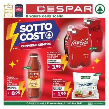 Volantino Despar - 22/9/2023 - 1/10/2023.