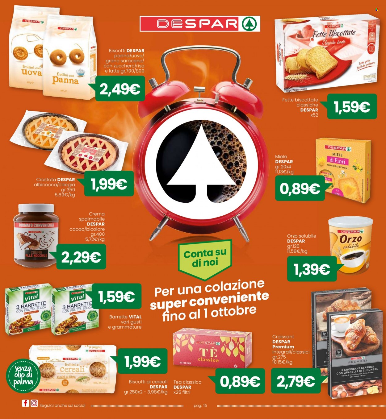 Volantino Eurospar - 22/9/2023 - 1/10/2023. Pagina 15