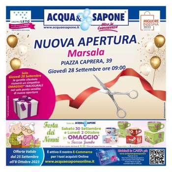 Volantino Acqua & Sapone - 25/9/2023 - 8/10/2023.