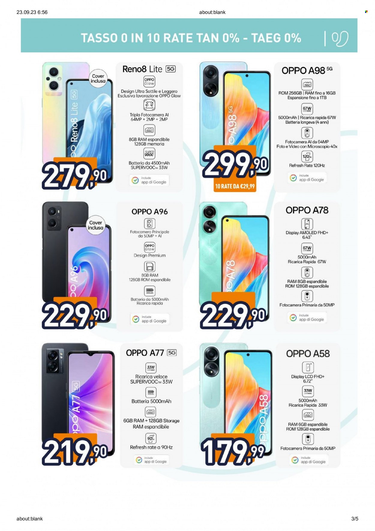 Volantino Unieuro - 22/9/2023 - 5/10/2023. Pagina 3