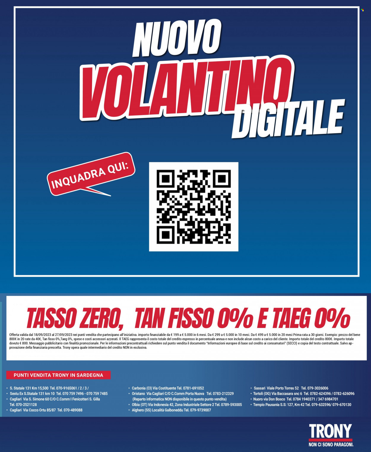 Volantino Trony - 18/9/2023 - 27/9/2023. Pagina 25
