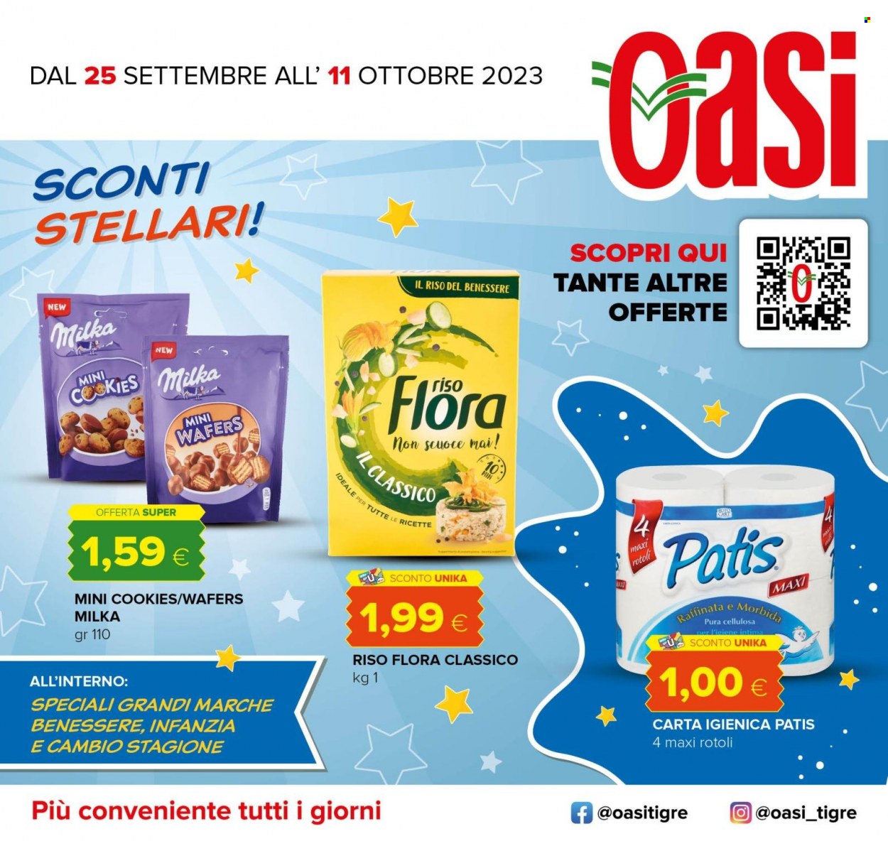 Volantino Oasi - 25/9/2023 - 11/10/2023. Pagina 1