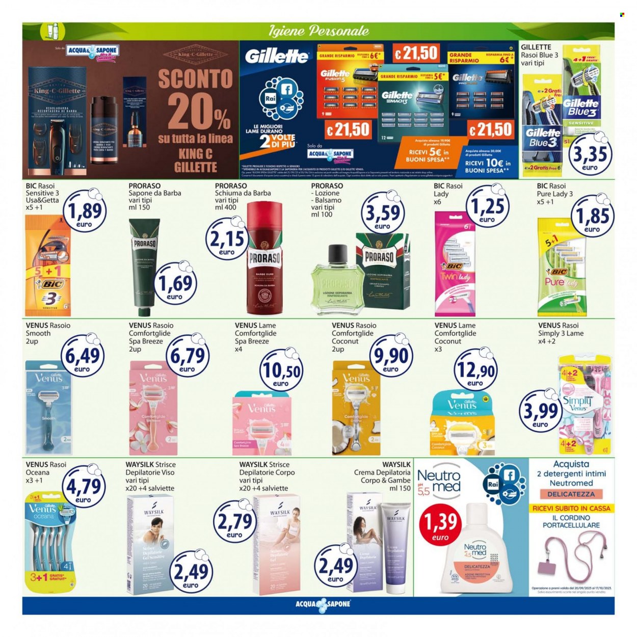 Volantino Acqua & Sapone - 25/9/2023 - 8/10/2023. Pagina 11